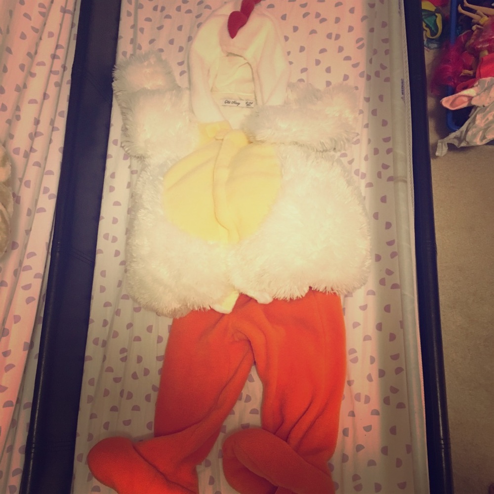 Warm chicken halloween costume 2T-3T